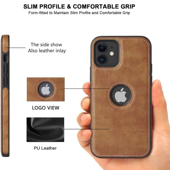 iPhone 11 Case Luxury Leather - Picture 3 of 8